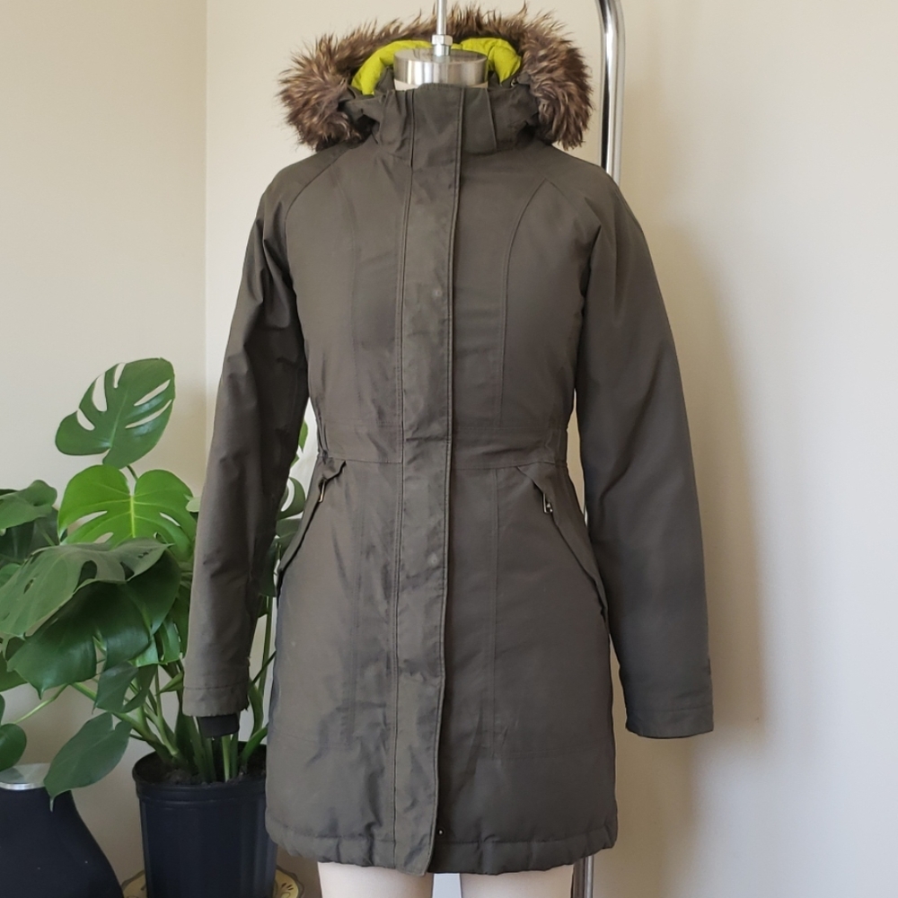 XS The North Face Artic Parka Olive green Coat